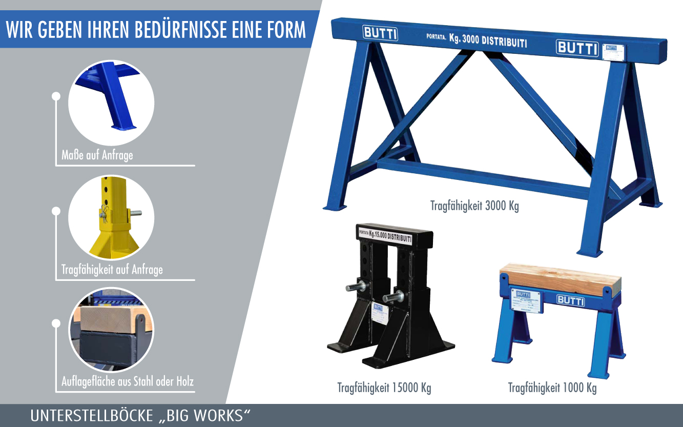 UNTERSTELLBÖCKE BIG WORKS