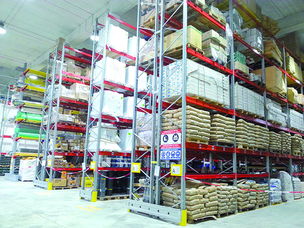 Industrial shelving, industrial shelving, heavy series, plant, organization, products, goods, shelves, Butti