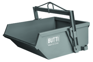 Bucket for automatic self-unloading bucket bucket for Butti cranes