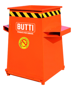 Container with openable bottom Compact Mini waste scraps volume 240 Butti