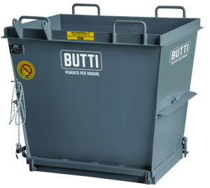 Container with openable bottom Compact volume 1000 Butti