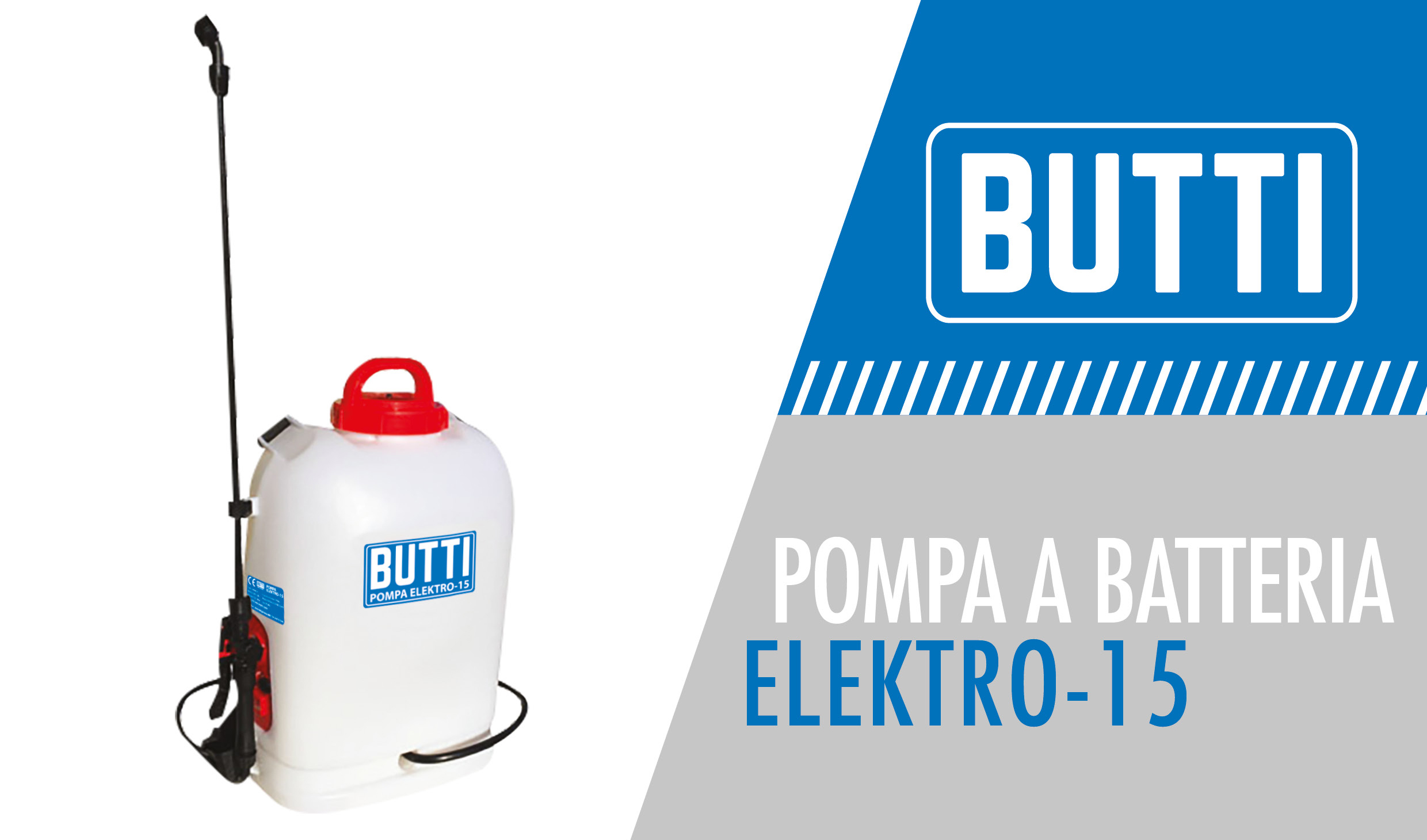 Pompa a batteria Elektro-15 - BUTTI S.R.L.