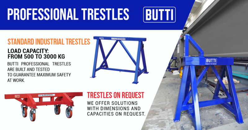 Professional industrial trestles certified Butti