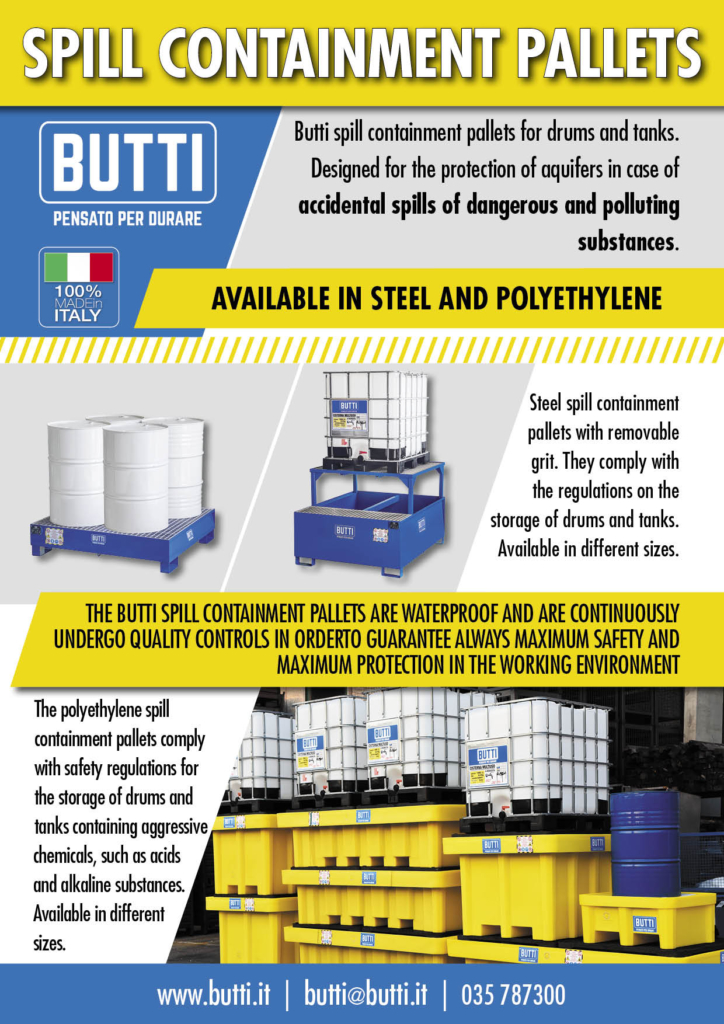 Spill containment pallets Butti