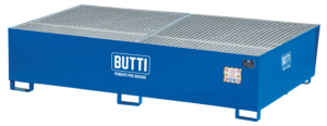 Spill containment pallet for shelving for 6 tanks 8080V6C Butti