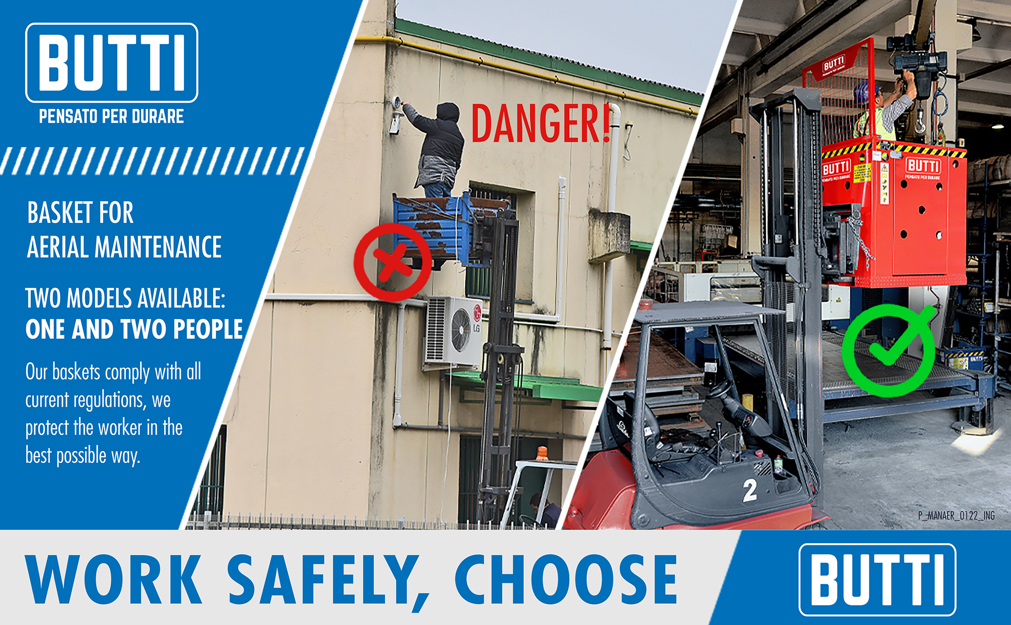 Work safely, choose Butti