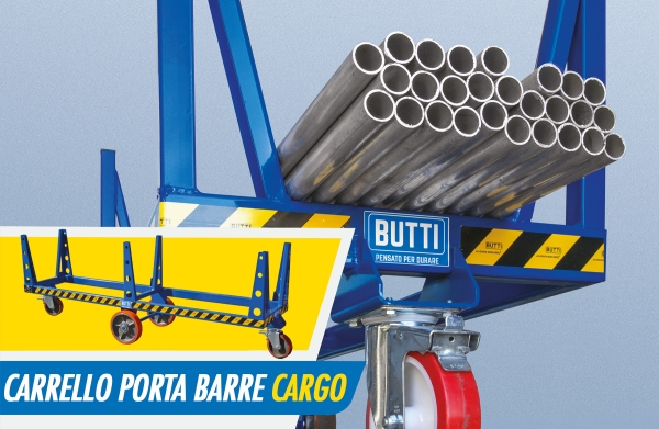 Carrello porta barre Cargo Butti